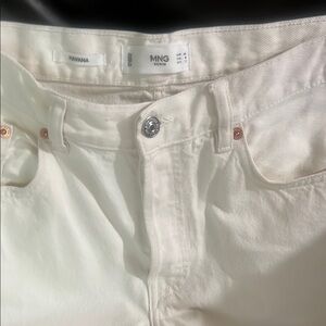 MNG White Denim Jeans